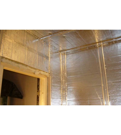 Металлизированный рулон из вспененного полиэтилена ISODOM ППИ-ПЛ