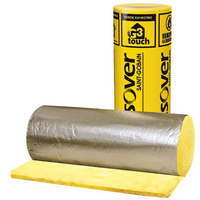 Фольгированный минераловатный мат ISOVER Каркас-М40-АЛ Фольгированный минераловатный мат ISOVER Каркас-М40-АЛ