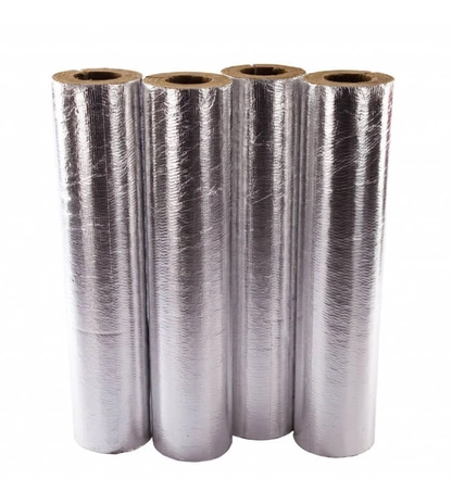 Фольгированные минераловатные цилиндры PAROC Section ALUCoat T