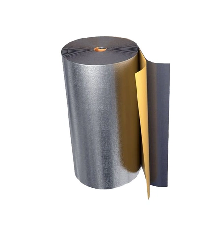 Рулон Energoflex Black Star Duct Al из вспененного полиэтилена самоклеящийся фольгированный