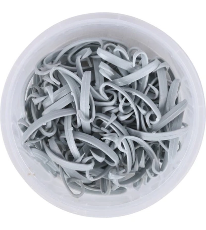 Белые пластиковые соединительные клипсы (зажимы) ENERGOFLEX 100 шт