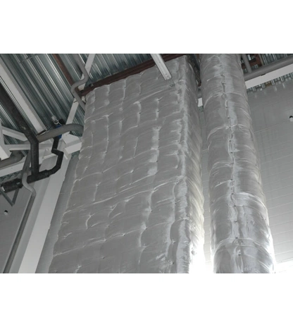 Минераловатный мат прошивной в обкладке стеклотканью ЭКОРОЛЛ КВ-125 СТ (СТ-2)