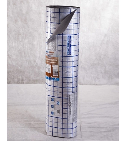 Металлизированный рулон из вспененного полипропилена для тёплого пола Penoterm PenoPremium НПП ЛП