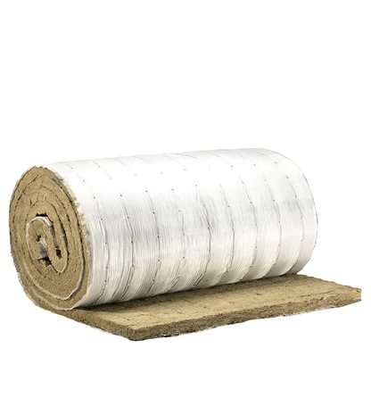 Минераловатный мат прошивной в обкладке стеклотканью ЭКОРОЛЛ КВ-125 СТ (СТ-2)