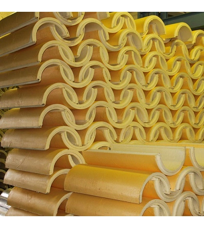 Пенополиуретановый стык со стеклопластиком ППУ Ст