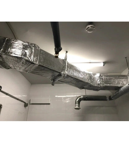 Фольгированный огнезащитный базальтовый материал ОБМ-ТехВент-70Ф