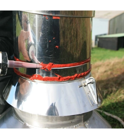 Высокотемпературный силиконовый герметик KRONbuild 300 мл