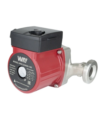 Циркуляционный насос Wellmix WRS 25/60 N (180 мм, корпус нержавеющая сталь)