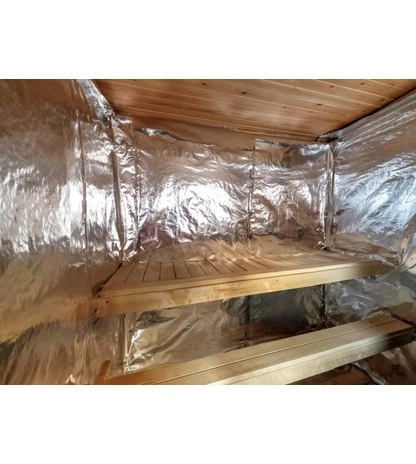 Фольгированный минераловатный мат ТЕХНОНИКОЛЬ 40 RAlu Баня и Сауна