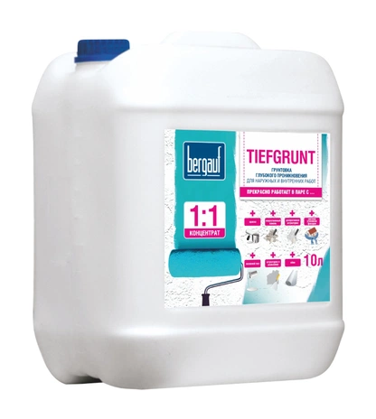Грунтовка глубокого проникновения Bergauf Tiefgrunt 10 л