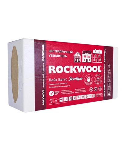 Базальтовая мягкая плита ROCKWOOL ЛАЙТ БАТТС ЭКСТРА