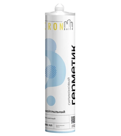 Строительный нейтральный силиконовый герметик KRONbuild 280 мл