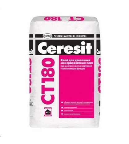 Клей для минераловатных плит Ceresit CT 180