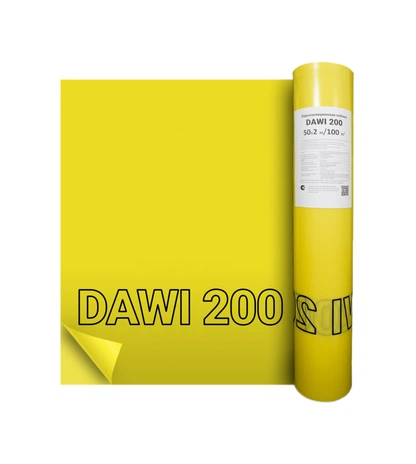 Универсальная пароизоляционная полиэтиленовая плёнка DELTA-DAWI 200