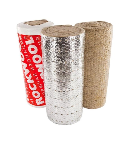 Фольгированный прошивной базальтовый мат ROCKWOOL ALU1 WIRED MAT 105