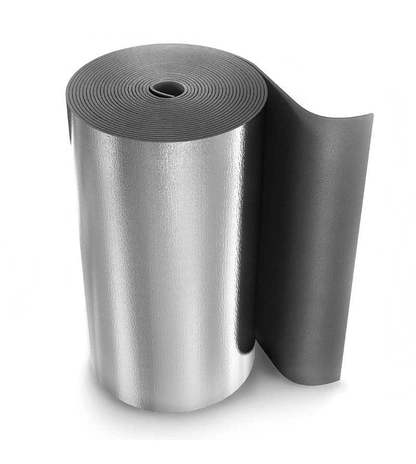 Рулон Energoflex Black Star Duct Al из вспененного полиэтилена самоклеящийся фольгированный