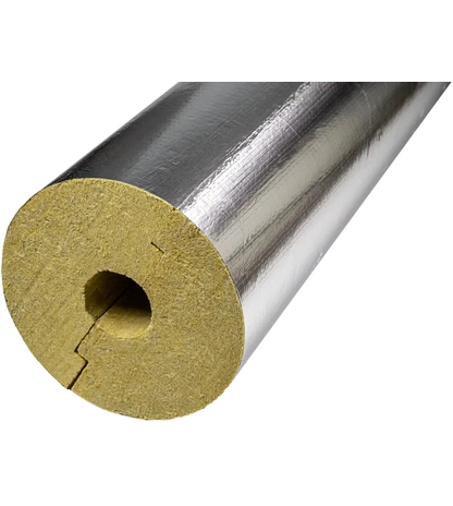 Минераловатные цилиндры кашированные алюминиевой фольгой K-FLEX K-ROCK ALU