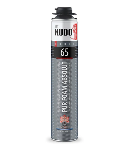 Профессиональная зимняя монтажная пена KUDO PROFF 65 ALASKA 1 л