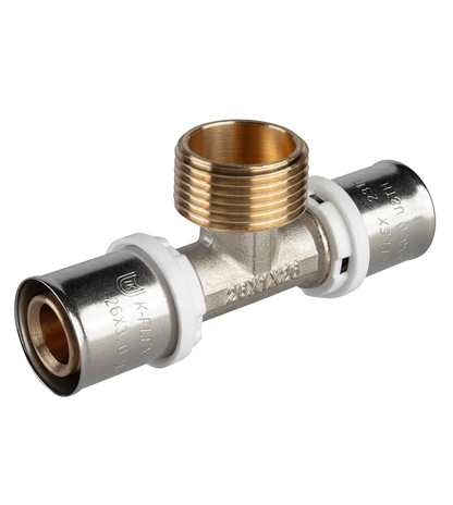 Пресс-фитинг тройник с наружной резьбой K-FLEX SOLID