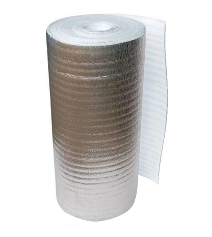 Металлизированный рулон из вспененного полиэтилена Isolon 100 LM/LA (Вомлекс НПЭ ЛП/Изолон НПЭ ЛП)