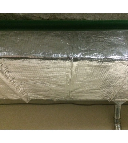 Огнезащитный базальтовый фольгированный рулонный материал МБОР-40Ф