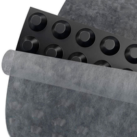 Рулон профилированной мембраны из термоскреплённого геотекстиля PLANTER GEO