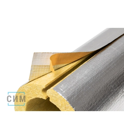 Фольгированные минераловатные цилиндры ПЦ-100 Ф