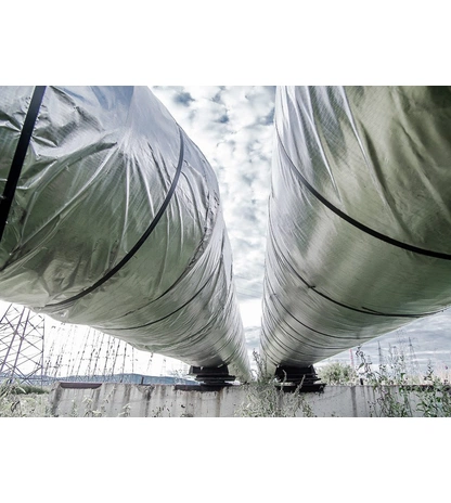 Фольматканевые ламельные базальтовые цилиндры ЭКОРОЛЛ КВ-35 ФТ-У для улицы