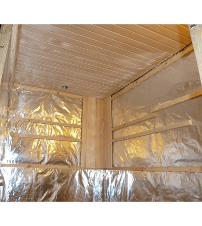 Фольгированный минераловатный мат ТЕХНОНИКОЛЬ 40 RAlu Баня и Сауна