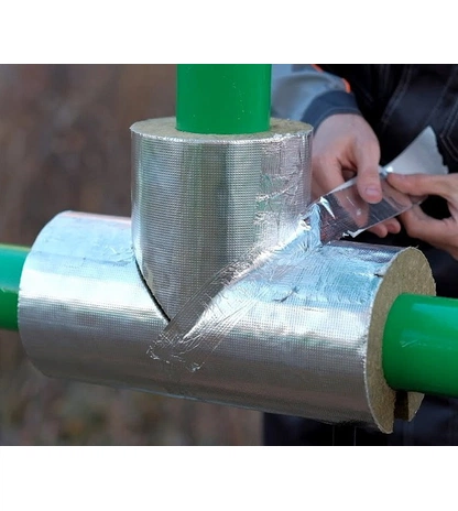 Фольматканевые минераловатные тройники высокой плотности ЭКОРОЛЛ КВ-150 ФТ