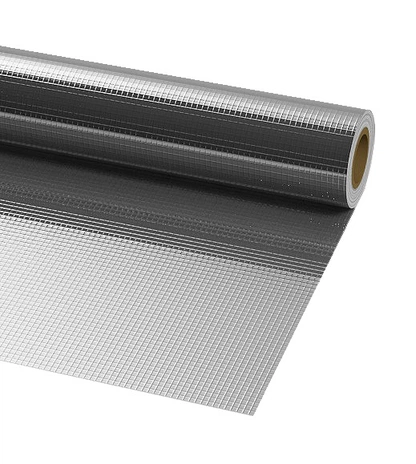 Усиленная фольга армированная стеклосеткой АРМОФОЛ тип А