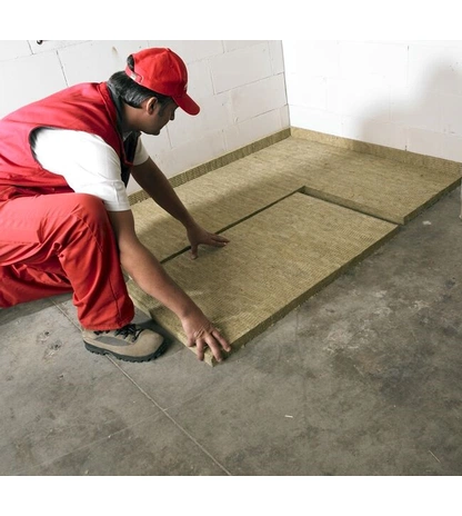 Шумопоглощающая базальтовая плита для пола ROCKWOOL ФЛОР БАТТС