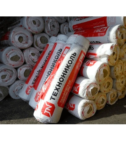 Минераловатный прошивной мат на металлической сетке ТЕХНОНИКОЛЬ МП(МС)-100