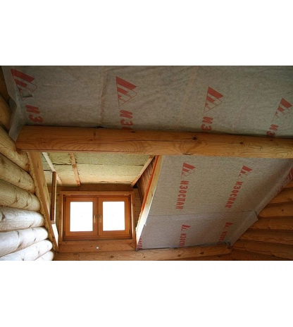 Пароизоляционная полипропиленовая мембрана с клейкой лентой Изоспан В fix