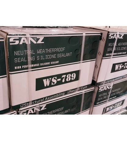 Атмосферостойкий общестроительный силиконовый герметик SANZ WS-789 590 мл