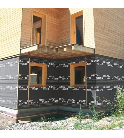 Диффузионная полипропиленовая мембрана с самоклеящейся лентой DELTA-VENT N PLUS