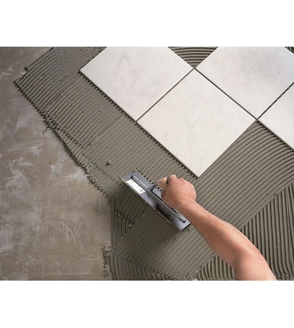 Плиточный клей для кухонных фартуков и ванных комнат БЫСТРОЙ ОК-БАЗОВЫЙ, упаковка 25 кг