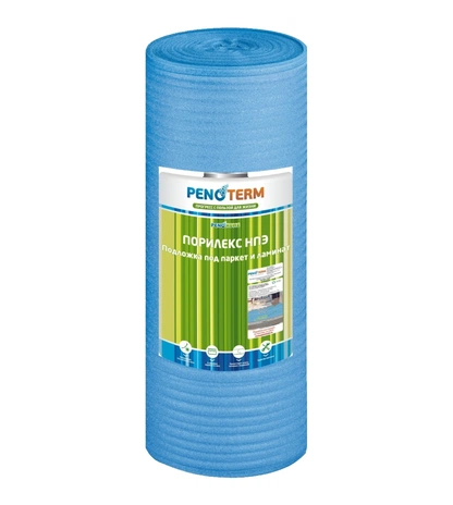 Подложка НПЭ под ламинат и паркет Порилекс PenoHome