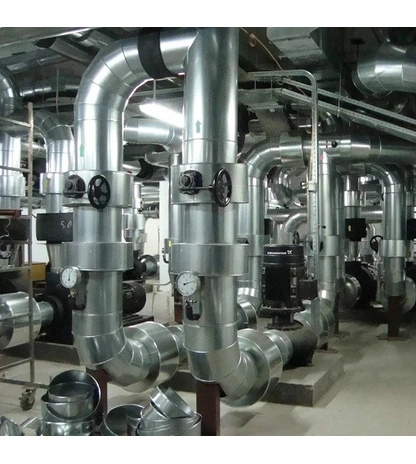 Отвод кожуха 45° из оцинкованной стали