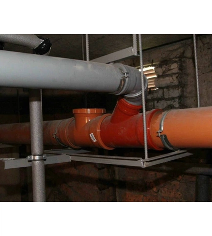 Полипропиленовая ревизия наружной канализации Контур ОРАНЖ