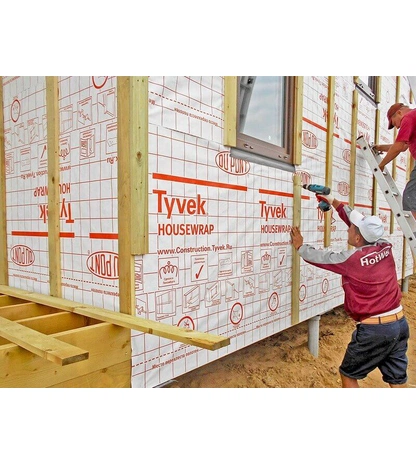 Диффузионная прочная полиэтиленовая мембрана Tyvek Housewrap