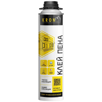 Профессиональная полиуретановая клей-пена KRONbuild, объём 850 мл
