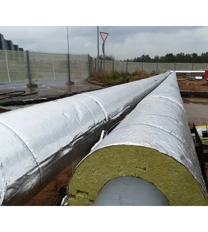 Фольматканевые базальтовые цилиндры высокой плотности ЭКОРОЛЛ КВ-120 ФТ