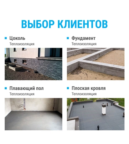 ГРАФИТ+ ЭПС-35 плита из экструдированного пенополистирола