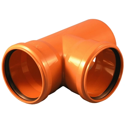 Тройник канализационной трубы Хемкор НПВХ