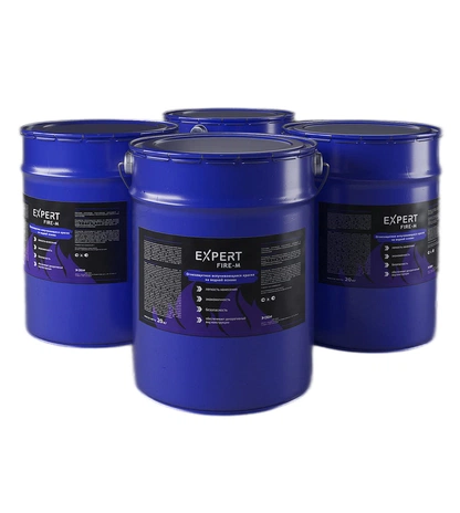 EXPERT FIRE-M огнезащитная краска вспучивающаяся на водной основе