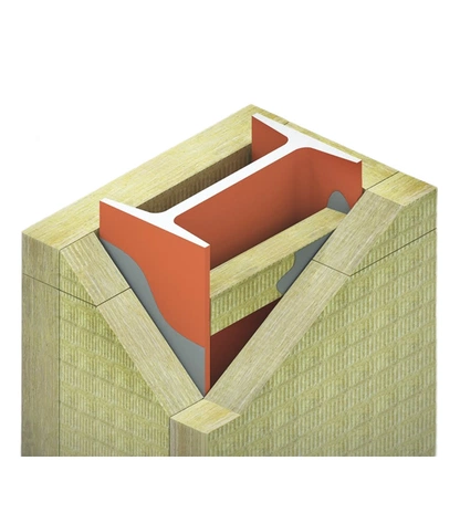 Фольгированная огнезащитная базальтовая плита высокой плотности ТИЗОЛ EURO-ЛИТ 150 Ф1