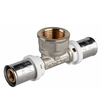 Пресс-фитинг тройник с внутренней резьбой K-FLEX SOLID