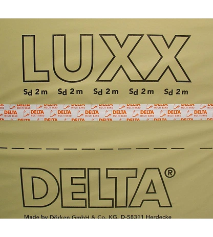 Пароизоляционная плёнка из полиолефина и полипропилена DELTA-LUXX
