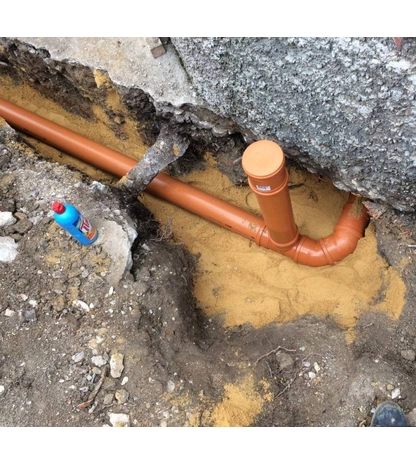 Соединительная муфта канализационной трубы Хемкор НПВХ